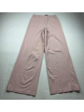TALL Old Navy Light Pink Stretch Canvas High Rise Wide Leg Pixie Pant ST